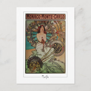 Alphonse Mucha #262 - Cartão Postal de Arte Fina