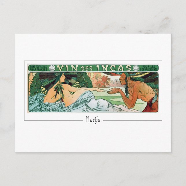 Alphonse Mucha #273 - Cartão Postal de Arte Fina (Frente)