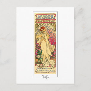 Alphonse Mucha #302 - Cartão Postal de Arte Fina
