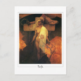 Alphonse Mucha #305 - Cartão Postal de Arte Fina
