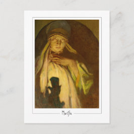 Alphonse Mucha #334 - Cartão Postal de Arte Fina