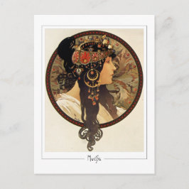 Alphonse Mucha #401 - Cartão Postal de Arte Fina