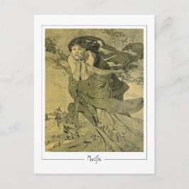 Alphonse Mucha #412 - Cartão Postal de Arte Fina
