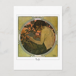 Alphonse Mucha #41 - Cartão Postal de Arte Refinad