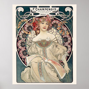 Alphonse Mucha Art Impressão Art Nouveau Masterp