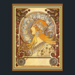 Alphonse Mucha Art Nouveau Zodiac Impressão 12 x 1<br><div class="desc">Nice Mucha Nouvea Zodiac Impressão 12 x 16</div>
