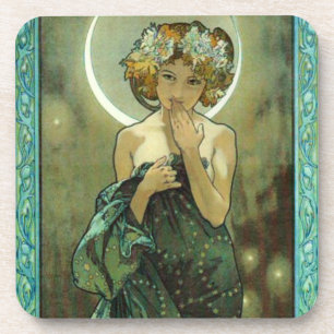 Alphonse Mucha Clair De Lune Porta copos
