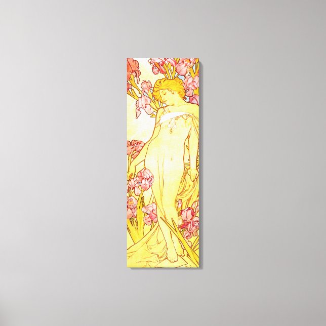 Alphonse Mucha Iris Canvas (Frente)