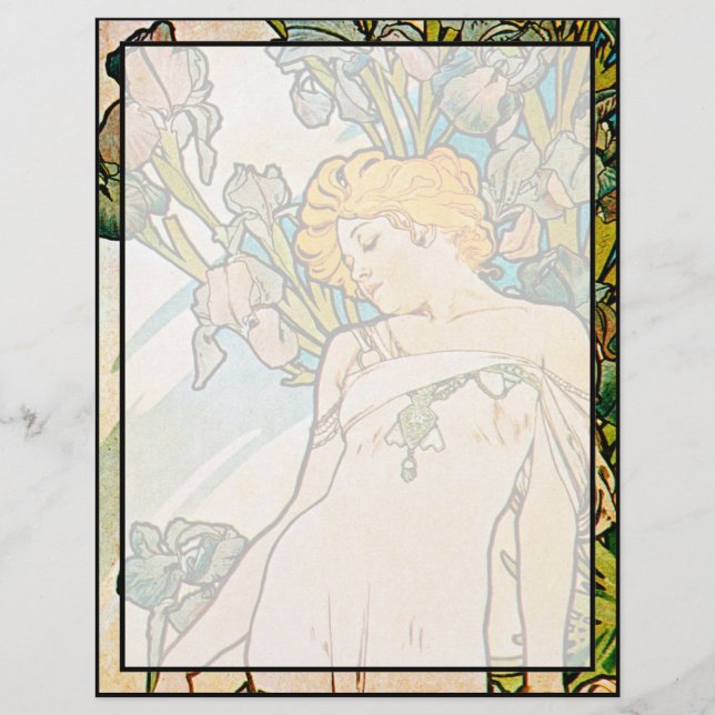 Alphonse Mucha - Iris WB (Frente)