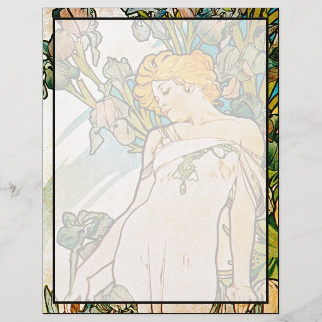 Alphonse Mucha - Iris WB (Frente)