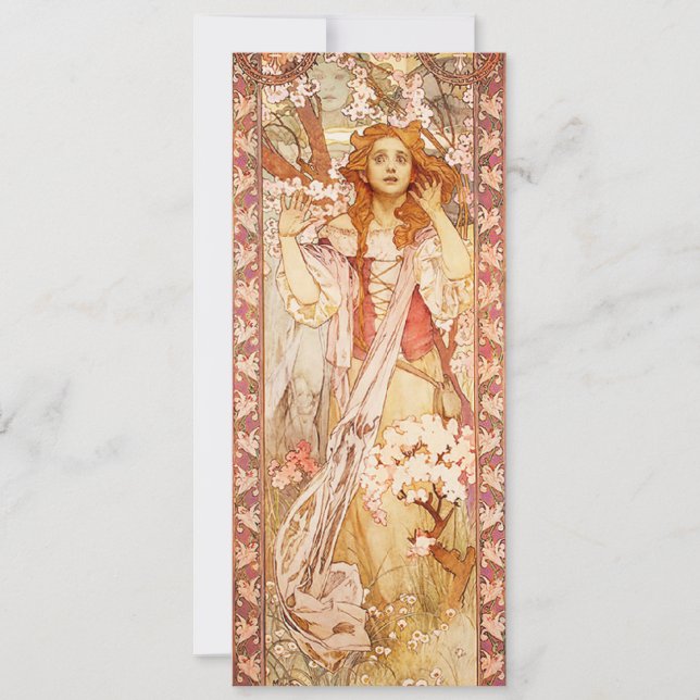 Alphonse Mucha Joana de convites do arco (Frente)