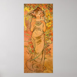 Alphonse Mucha O Rosa Poster