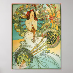 Alphonse Mucha Poster