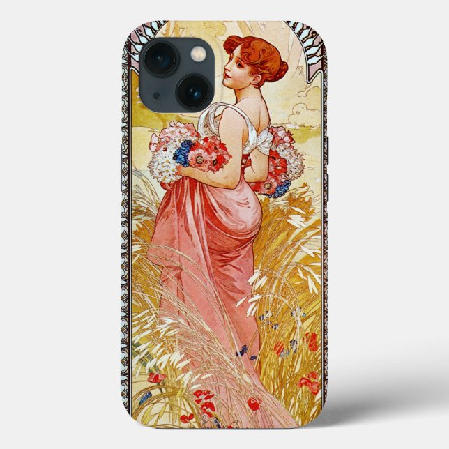 Alphonse Mucha Summer (Verso)