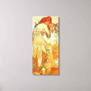 Alphonse Mucha Summer Canvas