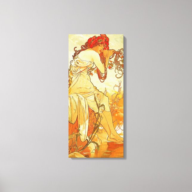 Alphonse Mucha Summer Canvas (Frente)