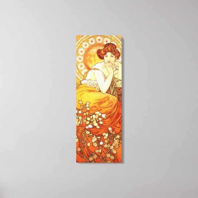 Alphonse Mucha Topaz Canvas (Frente)