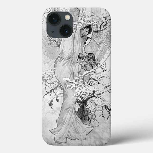Alphonse Mucha Winter GS II WB (Verso)