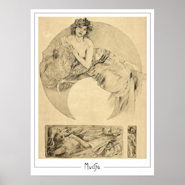 Alphonse Mucha Zedign Art Poster nº 111 (Frente)