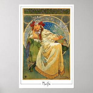 Alphonse Mucha Zedign Art Poster nº 147