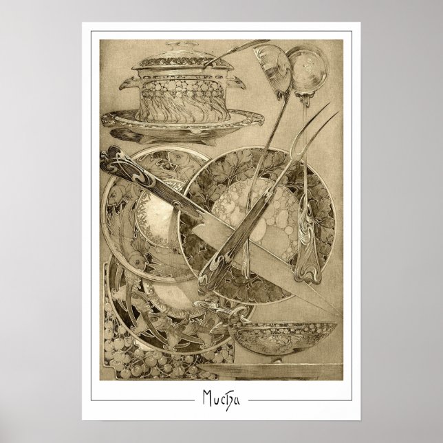 Alphonse Mucha Zedign Art Poster nº 210 (Frente)