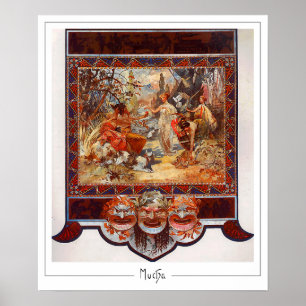 Alphonse Mucha Zedign Art Poster nº 297