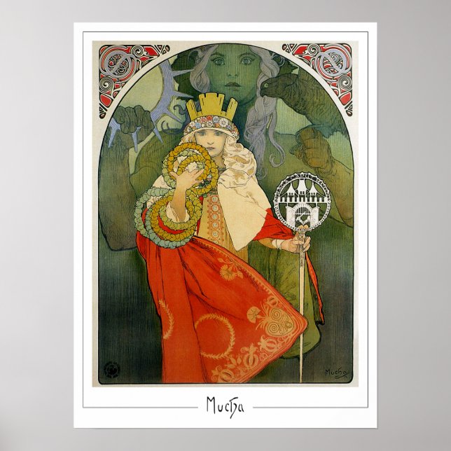 Alphonse Mucha Zedign Art Poster nº 312 (Frente)