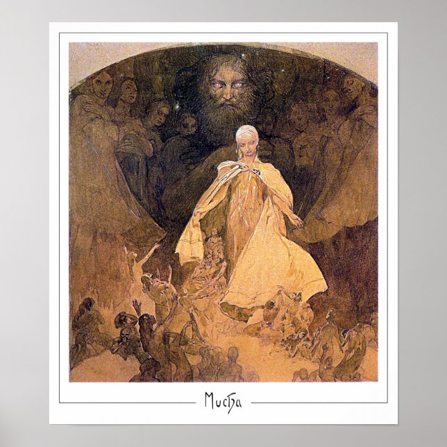 Alphonse Mucha Zedign Art Poster nº 328 (Frente)