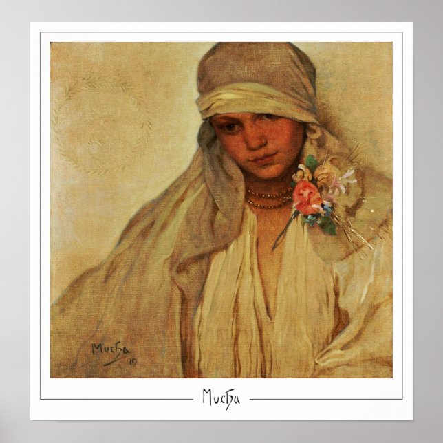 Alphonse Mucha Zedign Art Poster nº 343 (Frente)