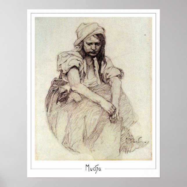 Alphonse Mucha Zedign Art Poster nº 384 (Frente)