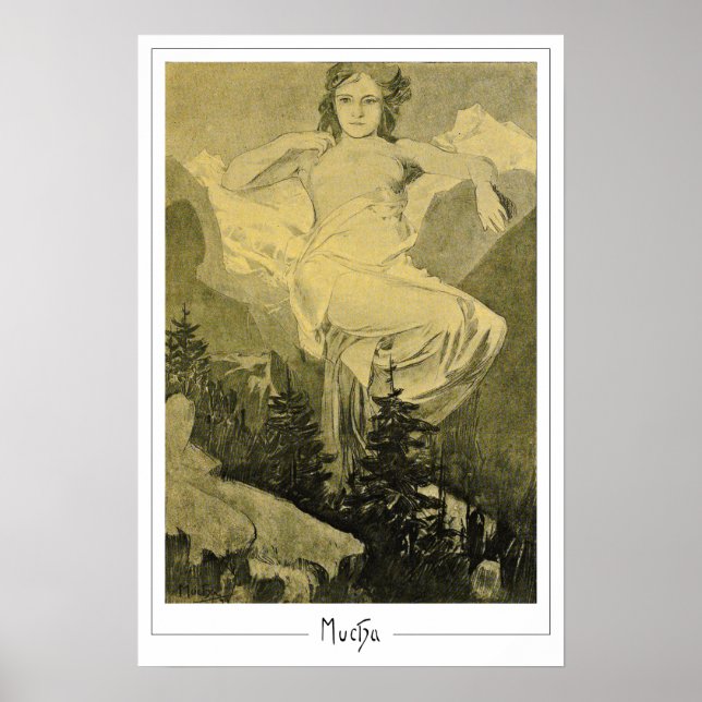 Alphonse Mucha Zedign Art Poster nº 404 (Frente)