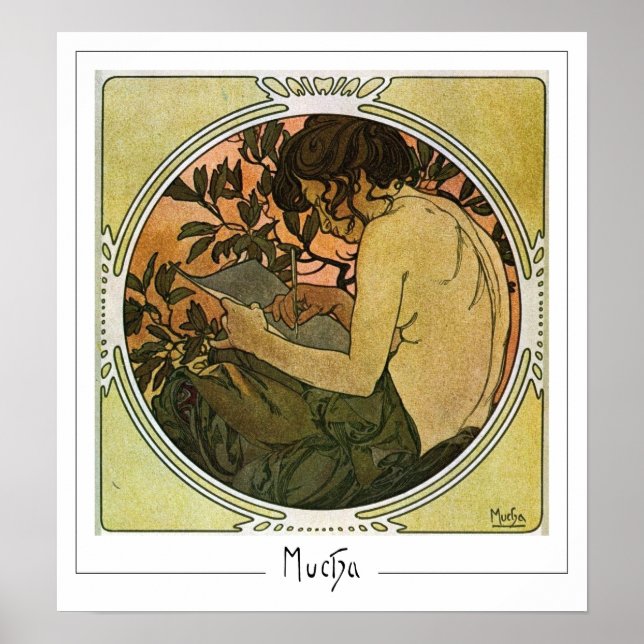 Alphonse Mucha Zedign Art Poster nº 41 (Frente)
