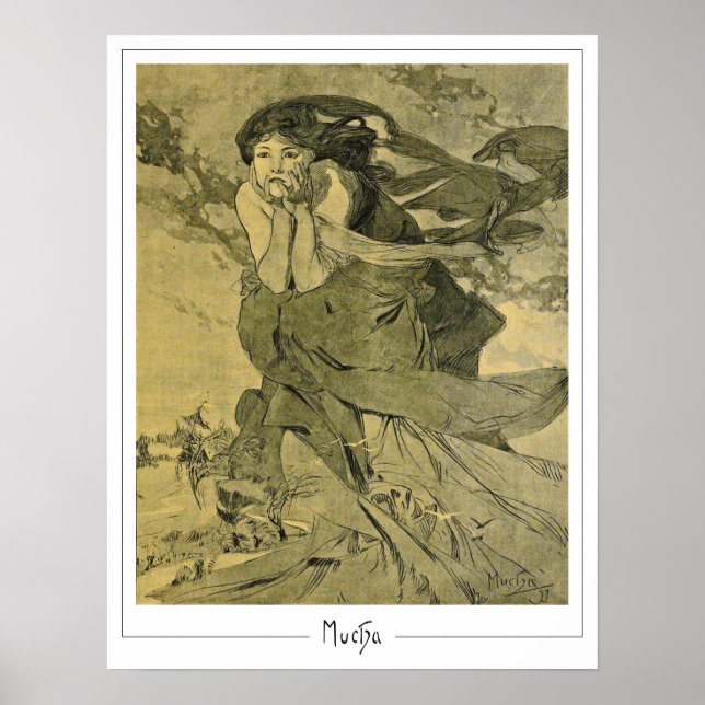 Alphonse Mucha Zedign Art Poster nº 412 (Frente)