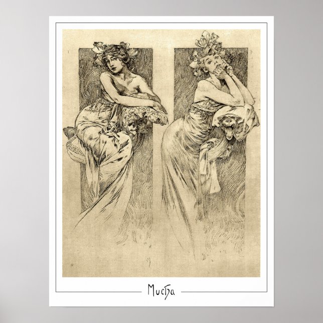 Alphonse Mucha Zedign Art Poster nº 49 (Frente)