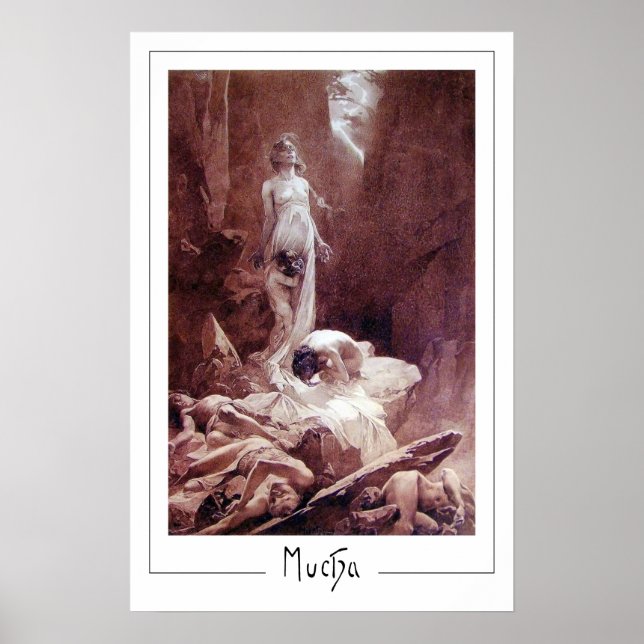 Alphonse Mucha Zedign Art Poster nº 77 (Frente)