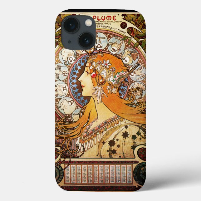 Alphonse Mucha Zodíaco (Verso)