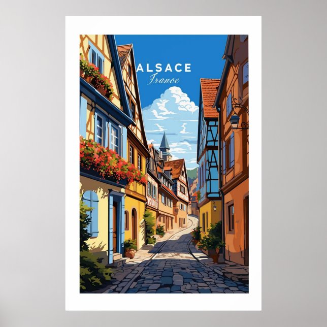 Alsace France Poster (Frente)