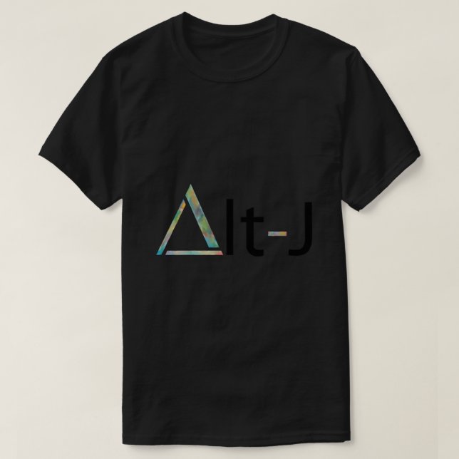 Alt-J Band Logo Classic T-Shirt (Frente do Design)