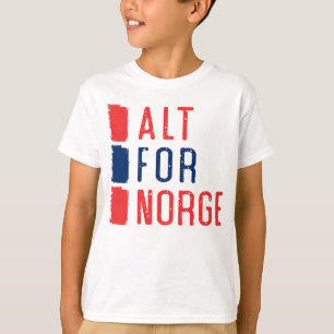 Alt para a camiseta norueguesa da divisa de Norge