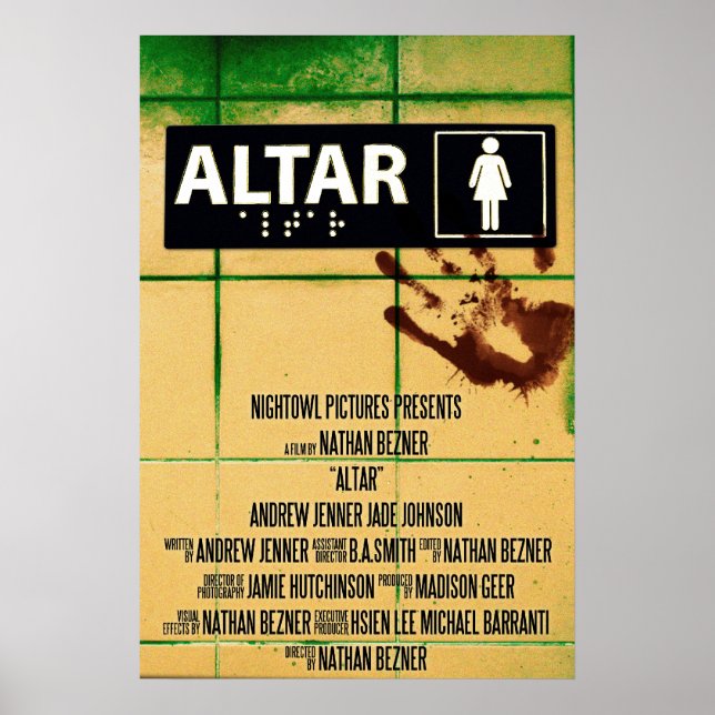 Altar (2008) Poster Teatral (Frente)