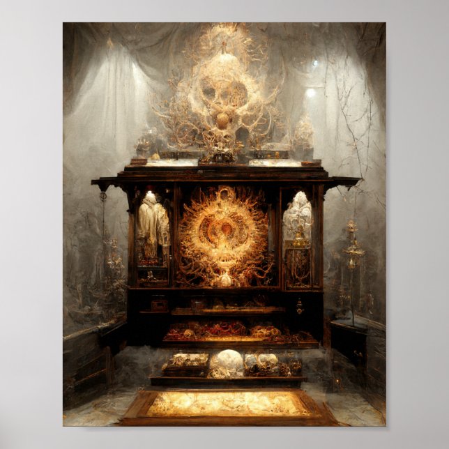 Altar 2 Dark Fantasy Art Poster (Frente)