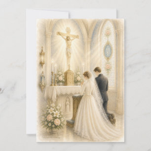 Altar Católico Vintage de Casamento Devoção Marian