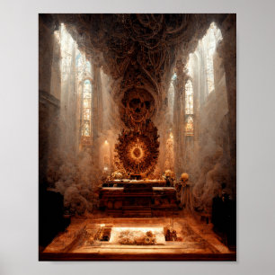 Altar Dark Fantasy Art Poster