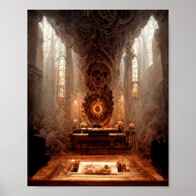 Altar Dark Fantasy Art Poster (Frente)