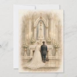 Altar de Casamento de Fátima Devoção Mariana