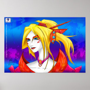 AltDelta: Poster de Geisha Amarelo