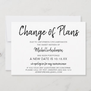 Alteração de Planos 16 Doce