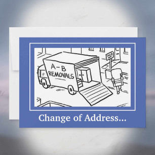 Alteração do Cartão de Anúncio de Endereço.