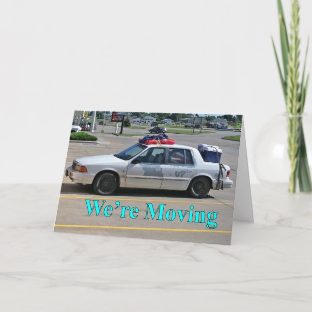 Alteração do Cartão de Endereço: Estamos a Mover 3 (Frente)