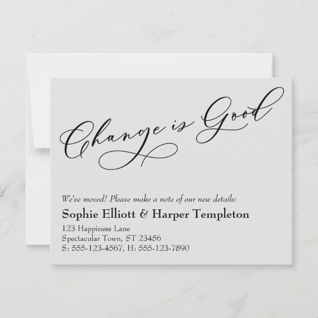 Alteração Elegante é Anúncio de Movimentação de Bo (Frente)